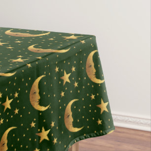 Mond und Sterne Tischdecke