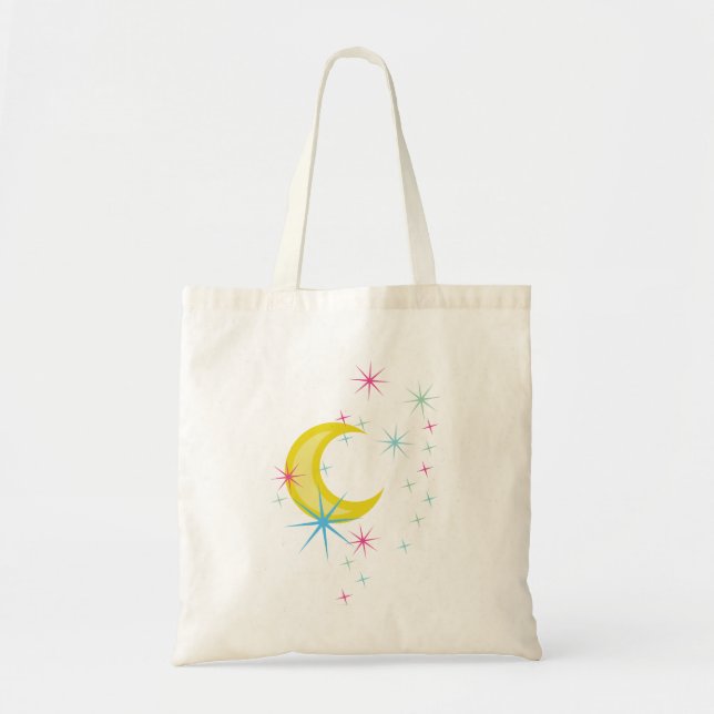 Mond und Sterne Tragetasche (Vorne)
