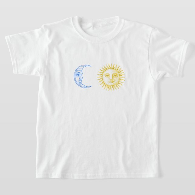 Mond und Sun T - Shirt (Ablage )