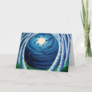 Mond und Vogelkarte, Aufstieg Karte