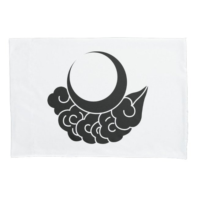 Mond und Wolke Kissenbezug (Vorderseite)
