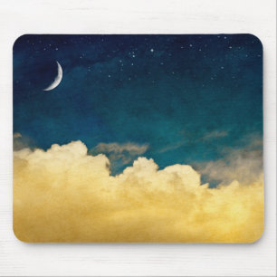 Mond und Wolkenlandschaft Mousepad
