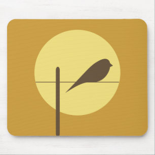Mond-Vogel Mousepad