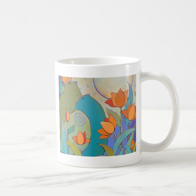 Mond-Vogel-Tasse Kaffeetasse (Rechts)