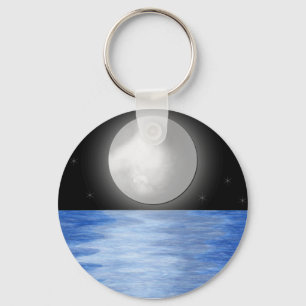 Mond-Wasser Schlüsselanhänger
