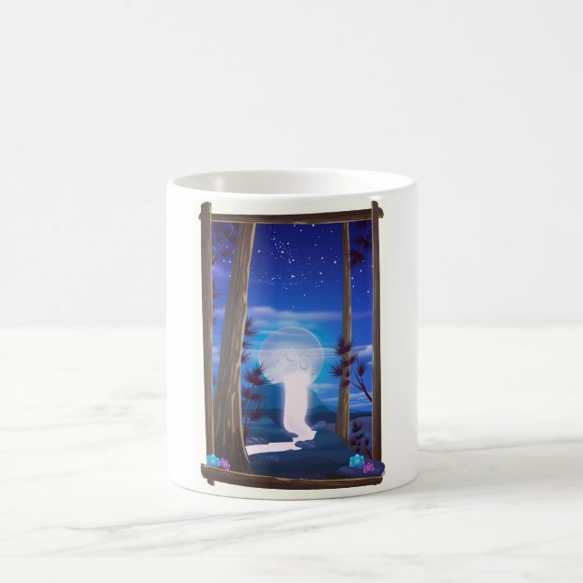 Mond Wasserfall Kaffeetasse (Mittel)