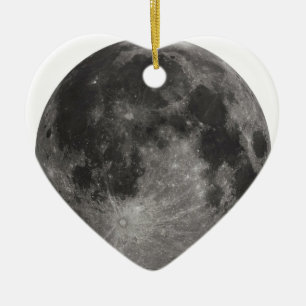 Mond Weltraum Büro Party Dusche Frieden Liebe Kuns Keramik Ornament