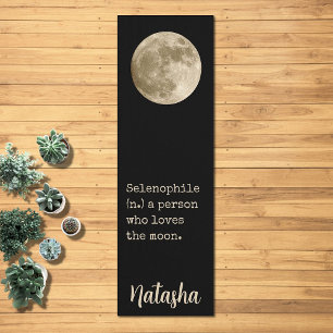 Mond Zitat Himmel Spiritual Raum Benutzerdefiniert Yogamatte