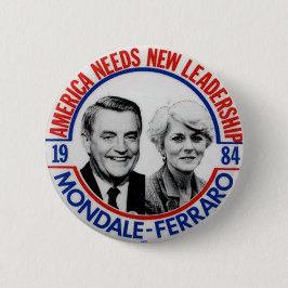 Mondale-Ferraro jugate - Knopf Button