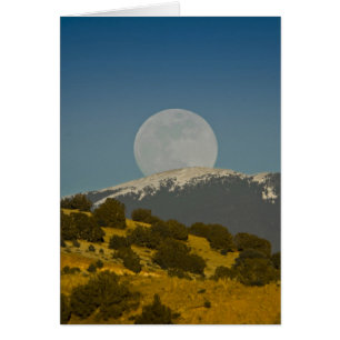 Mondaufgang über die Sangre de Cristo Mountains,