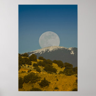 Mondaufgang über die Sangre de Cristo Mountains, Poster