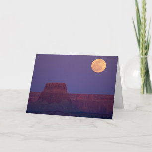 Mondaufgang über Tower Butte, Arizona Karte