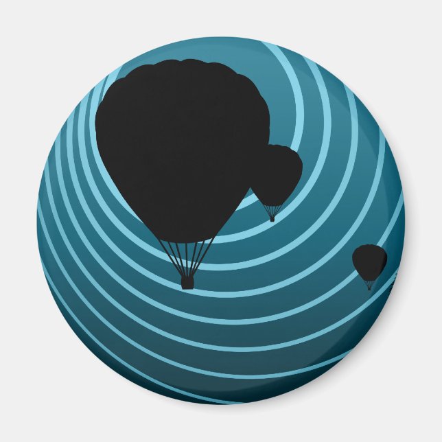 Mondballon Magnet (Vorne)