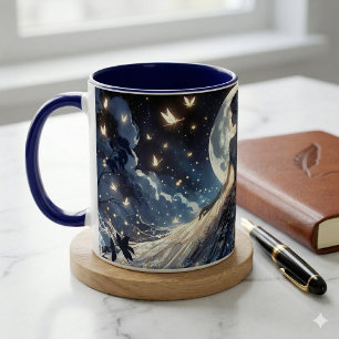 Mondbeschienene Feenprinzessin Himmelsgewand Tasse