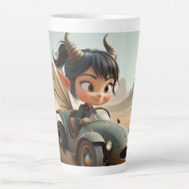Mondbeschienene Pixie der wandernden Dünen.  Milchtasse