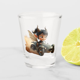Mondbeschienene Pixie der wandernden Dünen.  Schnapsglas