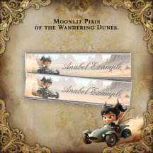 Mondbeschienene Pixie der wandernden Dünen. 