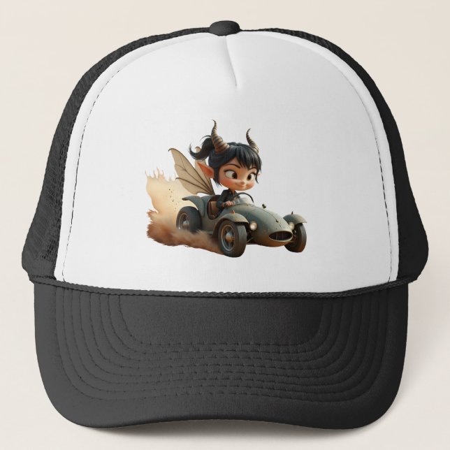 Mondbeschienene Pixie der wandernden Dünen.  Truckerkappe (Vorderseite)