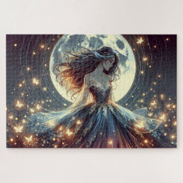 Mondbeschienene Schmetterlingsverzauberin Fantasy