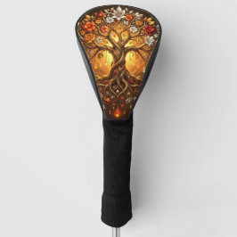 Mondbeschienener Baum der glühenden Ewigkeit Golf Headcover