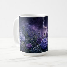 Mondbeschienener Botanica-Crescent-Garten-Kaffeebe