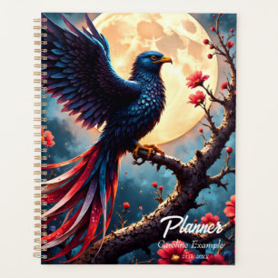 Mondbeschienener Crimsonwing – Mystischer Fantasy- Planer