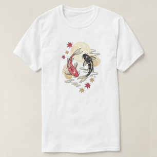 Mondbeschienener Koi-Geistgarten T-Shirt