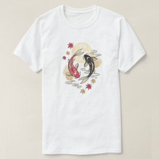 Mondbeschienener Koi-Geistgarten T-Shirt