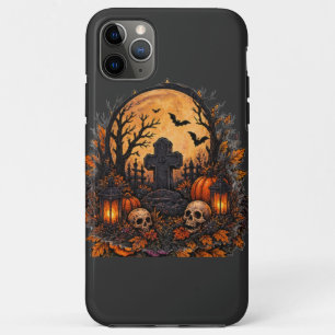 Mondbeschienener verlassener Friedhof Gothic Hallo Case-Mate iPhone Hülle