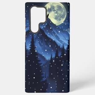 Mondbeschienener Wald Handyhülle Samsung Galaxy Hülle