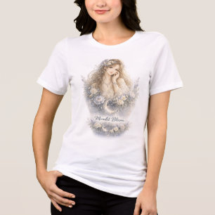 Mondbeschienenes Blühen Tri-Blend Shirt