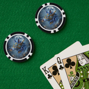 Mondbeschützter des Saphirschleiers. Pokerchips