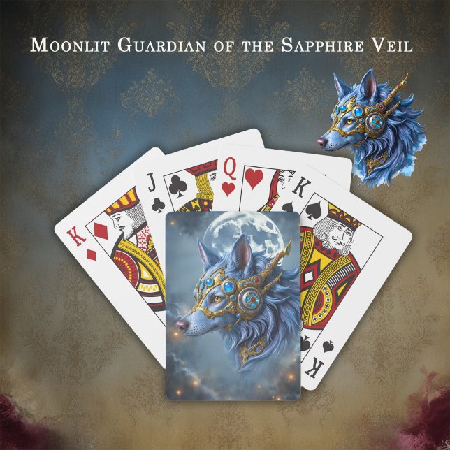 Mondbeschützter des Saphirschleiers.  Spielkarten (Von Creator hochgeladen)