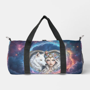 Mondbeschützter Wächter des ewigen Herzens. Duffle Bag