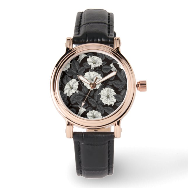 Mondblumen beobachten armbanduhr (Vorderseite)