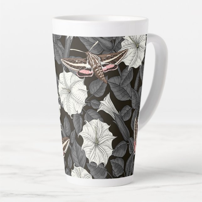 Mondblumen und Sphinx 2 Milchtasse (Rechte Ecke)