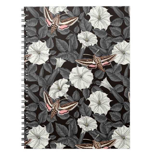 Mondblumen und Sphinx 2 Notizblock (Vorderseite)