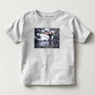 Mondbrücke & Teich im Winter Seattle, Washington Kleinkind T-shirt