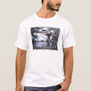 Mondbrücke & Teich im Winter   Seattle, Washington T-Shirt