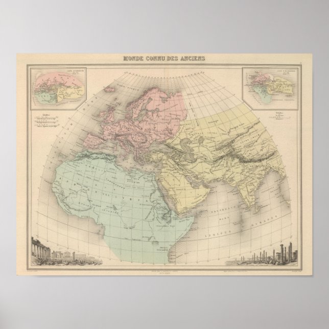 Monde Connu Des Anciens Poster (Vorne)