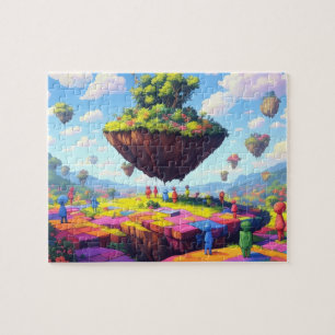 Monde damier, 8x10 po, Puzzle de 110 pièces