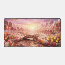 monde de bonbons infini et rivière de chocolat & G