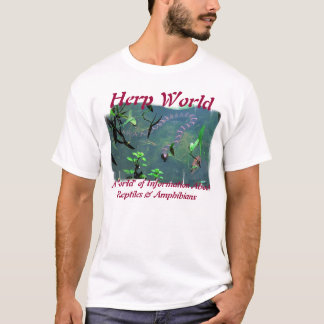Monde de Herp "serpent d'eau dans" le T-shirt