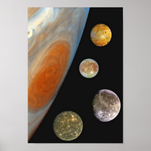 Monde des Jupiter-Plakat-Druckes Poster