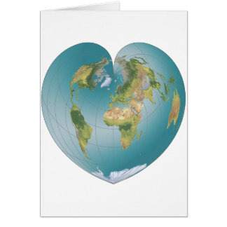 Monde en forme de coeur