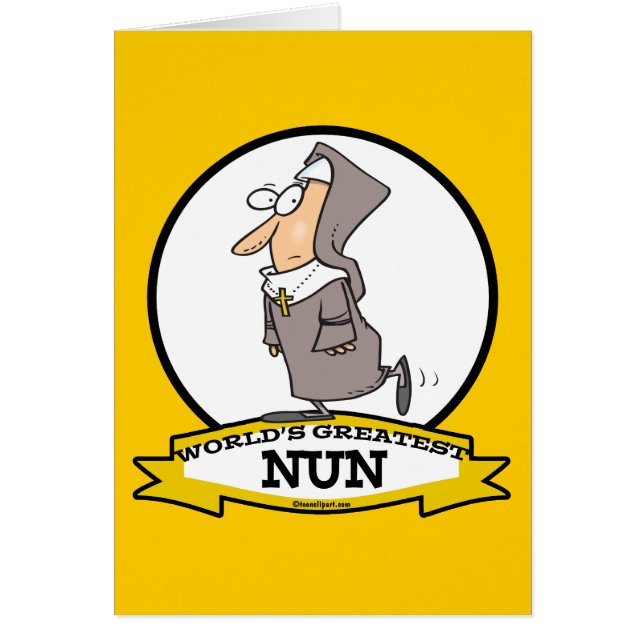 MONDE LE PLUS GRAND NUN CARTOON (Devant)
