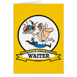 MONDE LE PLUS GRAND WAITER II CARTOON HOMME