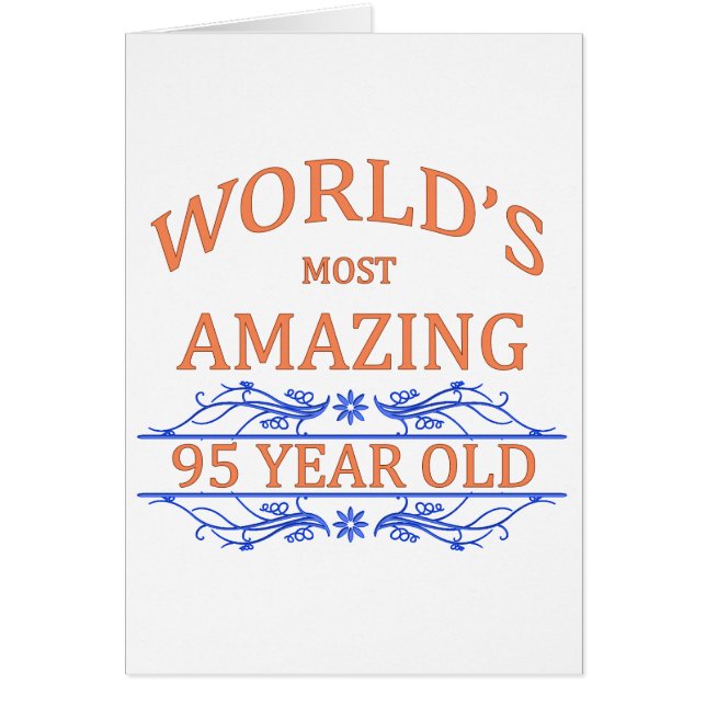 Monde le plus stupéfiant 95 ans (Devant)