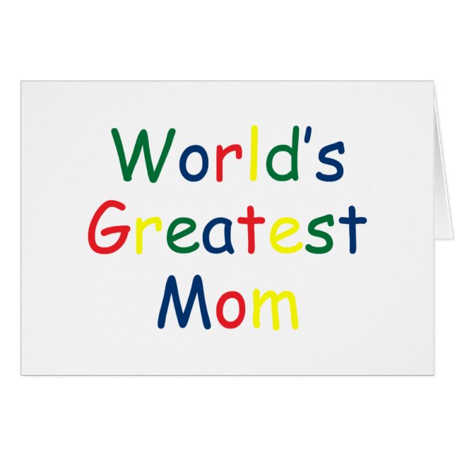 Monde Meilleure maman (Devant horizontal)