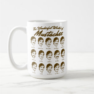 Monde merveilleux de tasse de moustaches